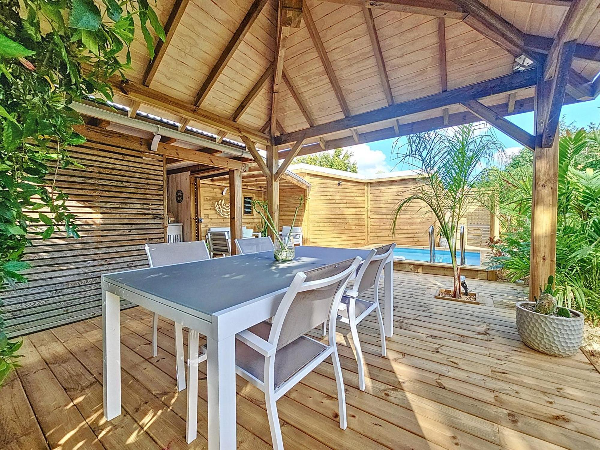 Villa L'Anjou Creole A Sainte Anne En Guadeloupe Avec Piscine Privee Et 2 Chambres Pour 4 Personnes Dış mekan fotoğraf
